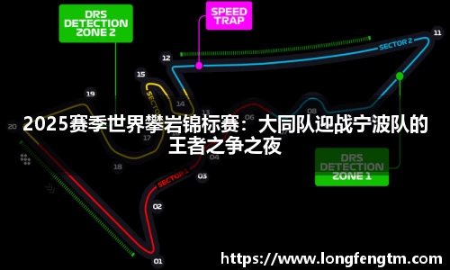 2025赛季世界攀岩锦标赛：大同队迎战宁波队的王者之争之夜